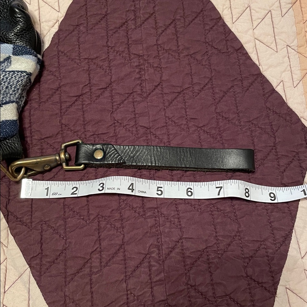 Meant Manufacturing-Pendleton Leather Wristlet - image 6